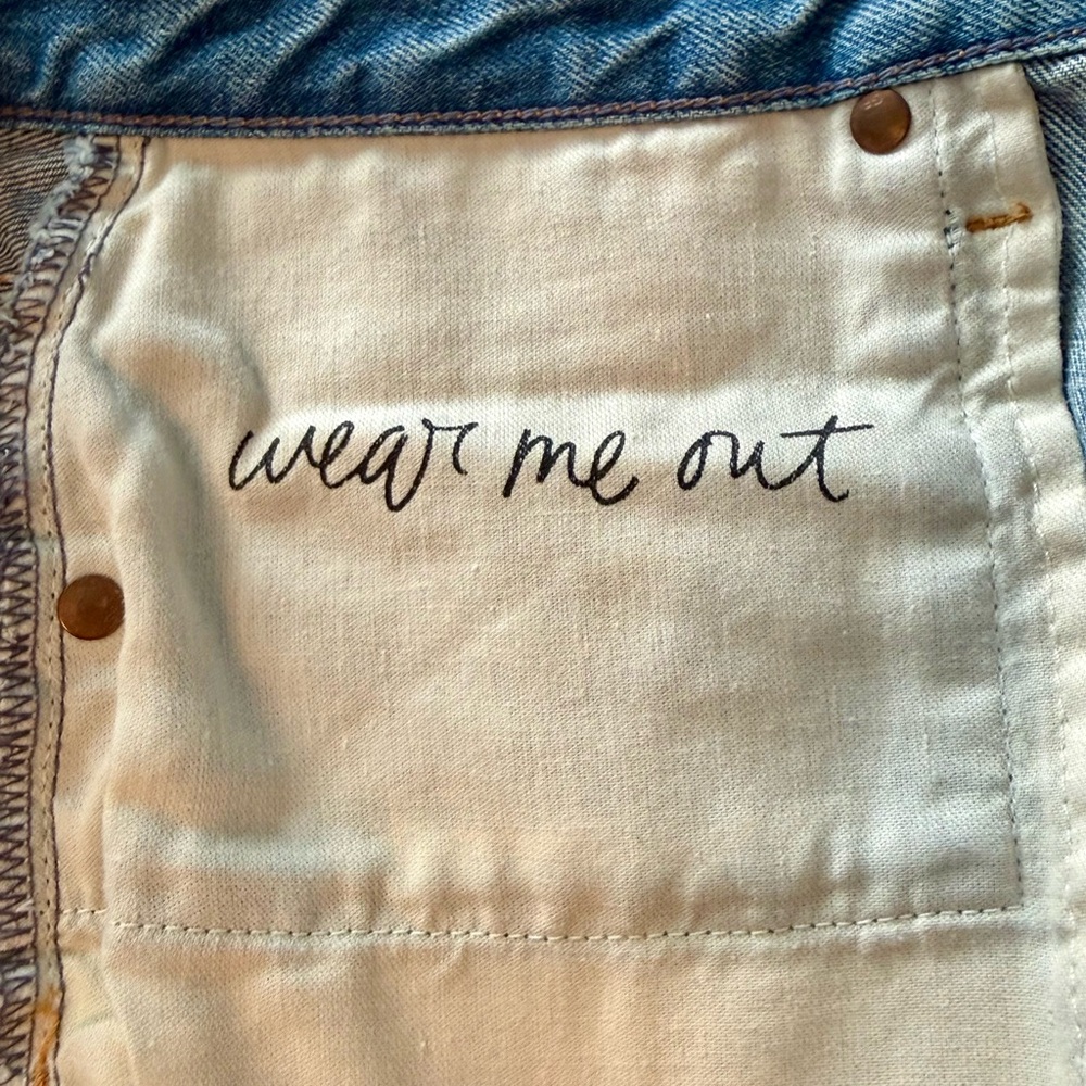 Grlfrnd Karolina Distressed High Rise Jeans in A Liitle More Love Wash 32 NWT - Picture 11 of 11